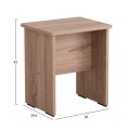 DRESSING TABLE WITH MIRROR & STOOL CRYSTEL FK9938.11 MELAMINE IN SONAMA OAK 74x39x155Hcm. DRESSING TABLE WITH MIRROR & STOOL CRYSTEL FK9938.11 MELAMINE IN SONAMA OAK 74x39x155Hcm.