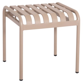 ALUMINUM STOOL RACHEL FK6340.04 CHAMPAGNE COLOR 45x44x46Hcm. ALUMINUM STOOL RACHEL FK6340.04 CHAMPAGNE COLOR 45x44x46Hcm.