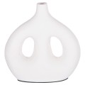 DECORATIVE VASE SERIES CLAYVON FK4413 TERRACOTTA IN WHITE COLOR 23.5x8x24.5Hcm. DECORATIVE VASE SERIES CLAYVON FK4413 TERRACOTTA IN WHITE COLOR 23.5x8x24.5Hcm.