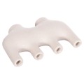 CERAMIC TABLE DECOR MANI FK4641.01 OFF WHITE WITH CRYSTALLISATION 21x6x13Hcm. CERAMIC TABLE DECOR MANI FK4641.01 OFF WHITE WITH CRYSTALLISATION 21x6x13Hcm.
