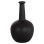 CERAMIC TABLE DECOR ELENDIL FK4593.02 BLACK MATTE Φ14,5x25Hcm.