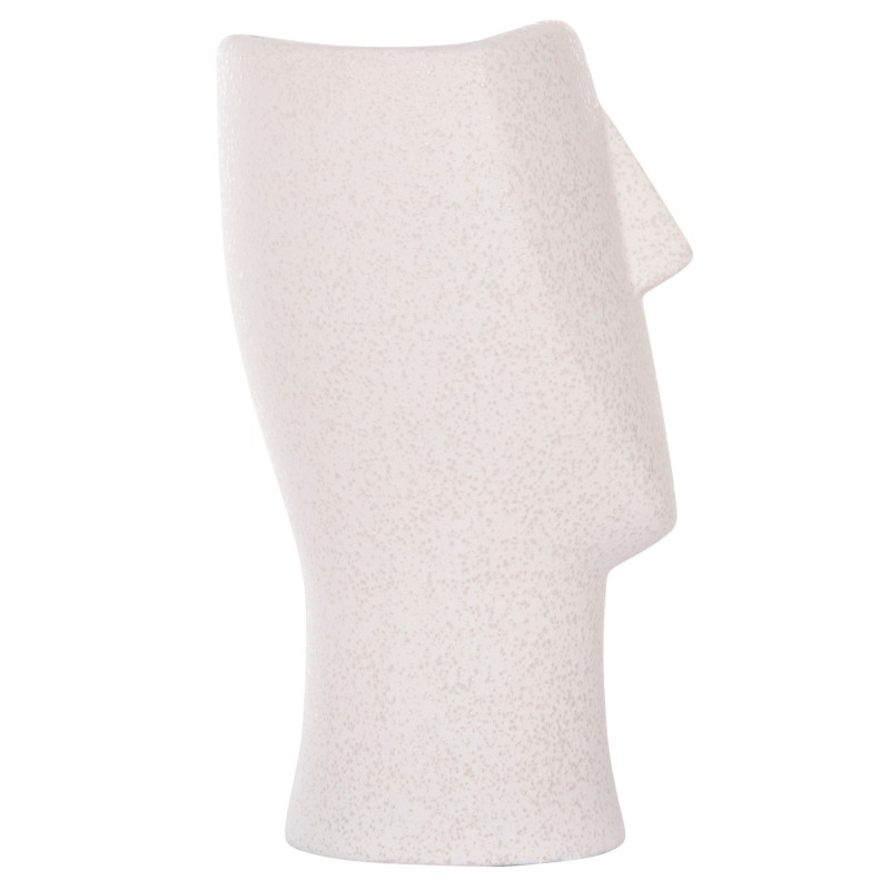CERAMIC TABLE DECOR HUMANS FK4632 OFF WHITE WITH CRYSTALLIZATION Φ13x22Hcm. CERAMIC TABLE DECOR HUMANS FK4632 OFF WHITE WITH CRYSTALLIZATION Φ13x22Hcm.