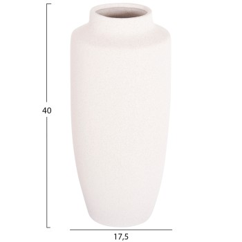 CERAMIC TABLE DECOR VASE "GALAD" FK4587.01 OFF WHITE WITH CRYSTALLISATION Φ17,5x40H cm. CERAMIC TABLE DECOR VASE "GALAD" FK4587.01 OFF WHITE WITH CRYSTALLISATION Φ17,5x40H cm.