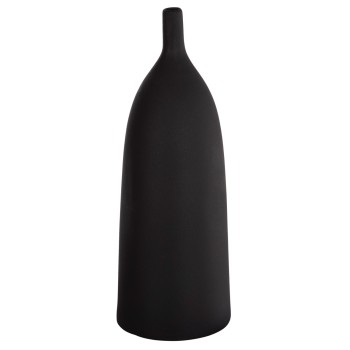 CERAMIC TABLE DECOR GALAD FK4633.02 BLACK MATTE Φ18x49H cm.
