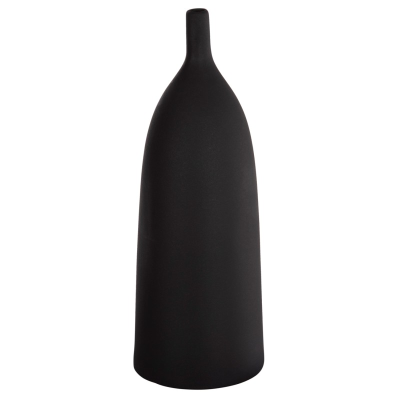 CERAMIC TABLE DECOR GALAD FK4633.02 BLACK MATTE Φ18x49H cm. CERAMIC TABLE DECOR GALAD FK4633.02 BLACK MATTE Φ18x49H cm.