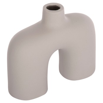 CERAMIC TABLE DECOR ISIL FK4600.03 MATTE GREY  27x9,5x22,5H cm.