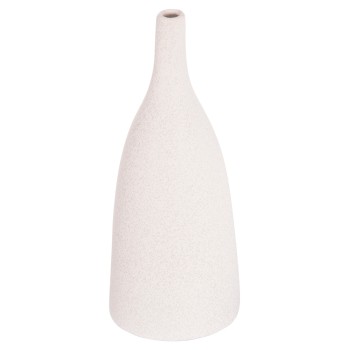 CERAMIC TABLE DECOR GALAD FK4635.01 OFF WHITE WITH CRYSTALLISATION Φ14x33,5H cm.
