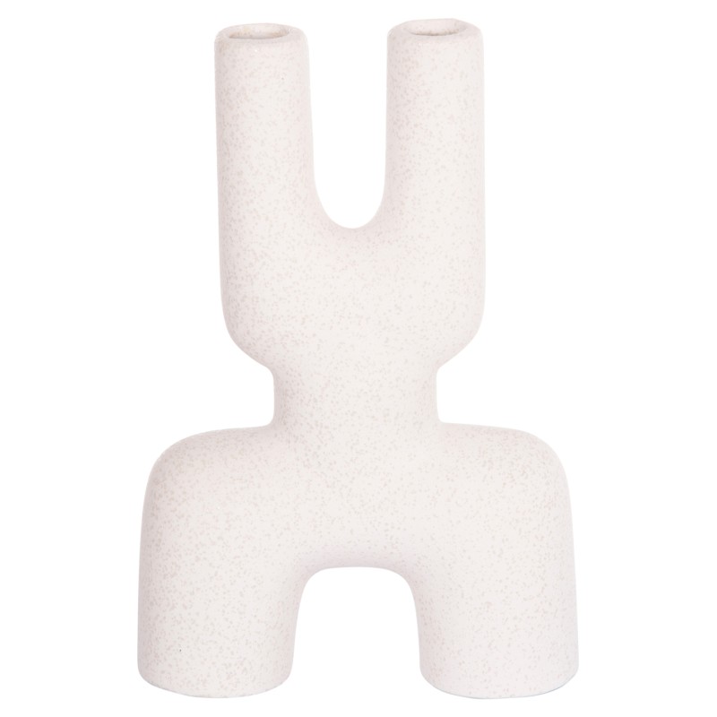 CERAMIC TABLE DECOR MANI FK4642.01 OFF WHITE WITH CRYSTALLISATION 15.5x6x23.5Hcm. CERAMIC TABLE DECOR MANI FK4642.01 OFF WHITE WITH CRYSTALLISATION 15.5x6x23.5Hcm.