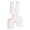 CERAMIC TABLE DECOR MANI FK4642.01 OFF WHITE WITH CRYSTALLISATION 15.5x6x23.5Hcm.