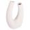 CERAMIC TABLE DECOR ELLIPTO FK4643.01 OFF WHITE WITH CRYSTALLIZATION 15x7x21,5Hcm.