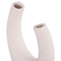 CERAMIC TABLE DECOR ELLIPTO FK4643.01 OFF WHITE WITH CRYSTALLIZATION 15x7x21,5Hcm. CERAMIC TABLE DECOR ELLIPTO FK4643.01 OFF WHITE WITH CRYSTALLIZATION 15x7x21,5Hcm.