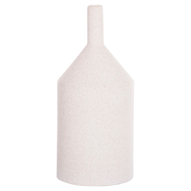 CERAMIC TABLE DECOR GALAD FK4608.01 OFF WHITE WITH CRYSTALLIZATION Φ13,5x30,5Hcm. CERAMIC TABLE DECOR GALAD FK4608.01 OFF WHITE WITH CRYSTALLIZATION Φ13,5x30,5Hcm.