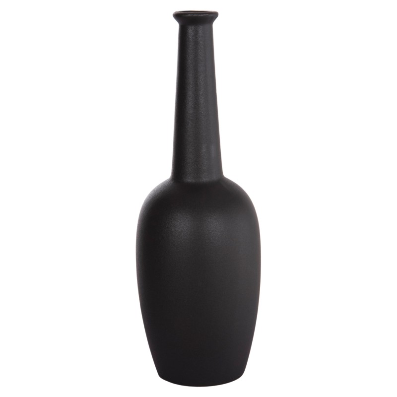 CERAMIC TABLE DECOR ELENDIL FK4592.02 BLACK MATTE Φ10x30Hcm. CERAMIC TABLE DECOR ELENDIL FK4592.02 BLACK MATTE Φ10x30Hcm.