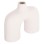 CERAMIC TABLE DECOR ISIL FK4600.01 OFF WHITE WITH CRYSTALLISATION 27x9.5x22.5Hcm.