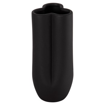 CERAMIC TABLE DECOR GLAZE FK4611.02 MATTE BLACK Φ14x34Hcm.