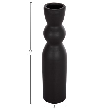 CERAMIC TABLE DECOR SCEPTER FK4614.02 MATTE BLACK Φ8.5x35Hcm. CERAMIC TABLE DECOR SCEPTER FK4614.02 MATTE BLACK Φ8.5x35Hcm.