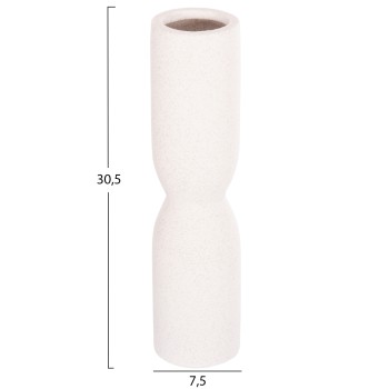 CERAMIC TABLE DECOR SCEPTER FK4615.01 OFF WHITE WITH CRYSTALLIZATION Φ7.5x30.5Hcm. CERAMIC TABLE DECOR SCEPTER FK4615.01 OFF WHITE WITH CRYSTALLIZATION Φ7.5x30.5Hcm.