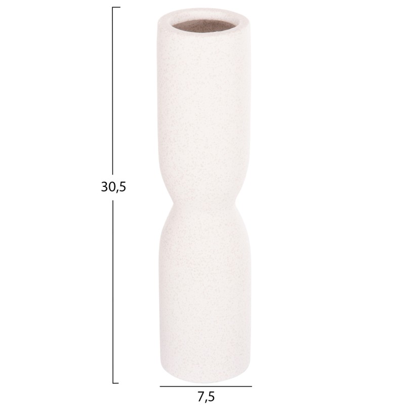 CERAMIC TABLE DECOR SCEPTER FK4615.01 OFF WHITE WITH CRYSTALLIZATION Φ7.5x30.5Hcm. CERAMIC TABLE DECOR SCEPTER FK4615.01 OFF WHITE WITH CRYSTALLIZATION Φ7.5x30.5Hcm.