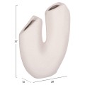 CERAMIC TABLE DECOR ARKEN FK4618.01 OFF WHITE WITH CRYSTALLIZATION 28x10x37Hcm. CERAMIC TABLE DECOR ARKEN FK4618.01 OFF WHITE WITH CRYSTALLIZATION 28x10x37Hcm.
