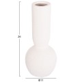 CERAMIC TABLE DECOR GALAD FK4616.01 OFF WHITE WITH CRYSTALLIZATION Φ11x26Hcm. CERAMIC TABLE DECOR GALAD FK4616.01 OFF WHITE WITH CRYSTALLIZATION Φ11x26Hcm.
