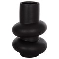 CERAMIC TABLE DECOR ROOK FK4627.02 MATTE BLACK Φ16x25,5Hcm. CERAMIC TABLE DECOR ROOK FK4627.02 MATTE BLACK Φ16x25,5Hcm.