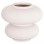 CERAMIC TABLE DECOR ROOK FK4629.01 OFF WHITE WITH CRYSTALLISATION Φ18x17Hcm.