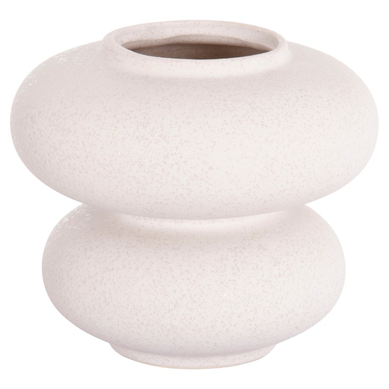 CERAMIC TABLE DECOR ROOK FK4629.01 OFF WHITE WITH CRYSTALLISATION Φ18x17Hcm. CERAMIC TABLE DECOR ROOK FK4629.01 OFF WHITE WITH CRYSTALLISATION Φ18x17Hcm.