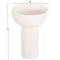 CERAMIC TABLE DECOR ELENDIL FK4602.01 OFF WHITE WITH CRYSTALLISATION Φ23x32H cm. CERAMIC TABLE DECOR ELENDIL FK4602.01 OFF WHITE WITH CRYSTALLISATION Φ23x32H cm.