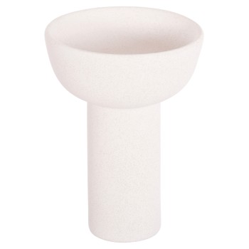 CERAMIC TABLE DECOR ELENDIL FK4602.01 OFF WHITE WITH CRYSTALLISATION Φ23x32H cm.