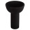 CERAMIC TABLE DECOR ELENDIL FK4602.02 MATTE BLACK Φ23x32H cm.