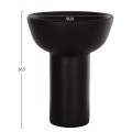 CERAMIC TABLE DECOR ELENDIL FK4603.02 MATTE BLACK Φ20x26.5Hcm. CERAMIC TABLE DECOR ELENDIL FK4603.02 MATTE BLACK Φ20x26.5Hcm.