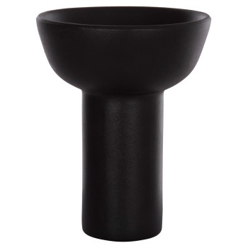 CERAMIC TABLE DECOR ELENDIL FK4603.02 MATTE BLACK Φ20x26.5Hcm.