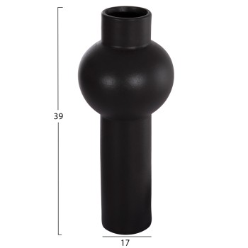 CERAMIC TABLE DECOR SCEPTER FK4604.02 MATTE BLACK Φ17.5x40Hcm. CERAMIC TABLE DECOR SCEPTER FK4604.02 MATTE BLACK Φ17.5x40Hcm.