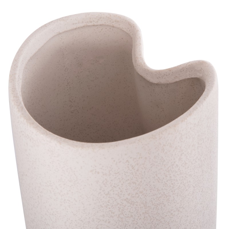 CERAMIC TABLE DECOR GLAZE FK4607.01 OFF WHITE WITH CRYSTALLISATION 15,2x15x30Hcm CERAMIC TABLE DECOR GLAZE FK4607.01 OFF WHITE WITH CRYSTALLISATION 15,2x15x30Hcm
