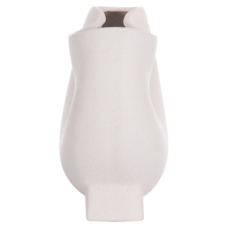 CERAMIC TABLE DECOR GLAZE FK4610.01 OFF WHITE WITH CRYSTALLISATION 26x14x25Hcm CERAMIC TABLE DECOR GLAZE FK4610.01 OFF WHITE WITH CRYSTALLISATION 26x14x25Hcm