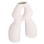 CERAMIC TABLE DECOR ISIL FK4598.01 OFF WHITE WITH CRYSTALLIZATION 26x9.5x29.5Hcm.