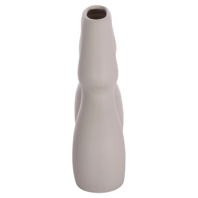 CERAMIC TABLE DECOR ISIL FK4598.03 MATTE GREY 26x9.5x29.5Hcm. CERAMIC TABLE DECOR ISIL FK4598.03 MATTE GREY 26x9.5x29.5Hcm.