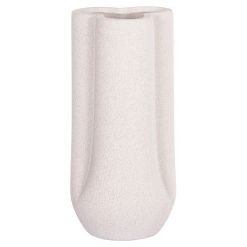 CERAMIC TABLE DECOR GLAZE FK4612.01 OFF WHITE WITH CRYSTALLIZATION Φ14x29Hcm.