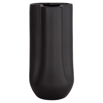 CERAMIC TABLE DECOR GLAZE FK4612.02 MATTE BLACK Φ14x29Hcm.