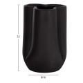 CERAMIC TABLE DECOR GLAZE FK4613.02 MATTE BLACK Φ16x22Hcm. CERAMIC TABLE DECOR GLAZE FK4613.02 MATTE BLACK Φ16x22Hcm.