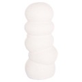 CERAMIC TABLE DECOR ROOK FK4630.01 OFF WHITE WITH CRYSTALLISATION Φ13x31Hcm. CERAMIC TABLE DECOR ROOK FK4630.01 OFF WHITE WITH CRYSTALLISATION Φ13x31Hcm.