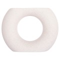 CERAMIC TABLE DECOR ELLIPTO FK4646.01 OFF WHITE WITH CRYSTALLIZATION 18x6.5x14Hcm. CERAMIC TABLE DECOR ELLIPTO FK4646.01 OFF WHITE WITH CRYSTALLIZATION 18x6.5x14Hcm.