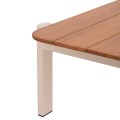 OUTDOOR LOUNGE SET 4PCS ELARA FK6195.05 BEIGE ALUMINUM-BEIGE OLEFIN-TEAK WOOD OUTDOOR LOUNGE SET 4PCS ELARA FK6195.05 BEIGE ALUMINUM-BEIGE OLEFIN-TEAK WOOD