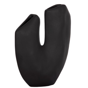 CERAMIC TABLE DECOR ARKEN FK4618.02 BLACK MATTE 29x8x37Hcm.