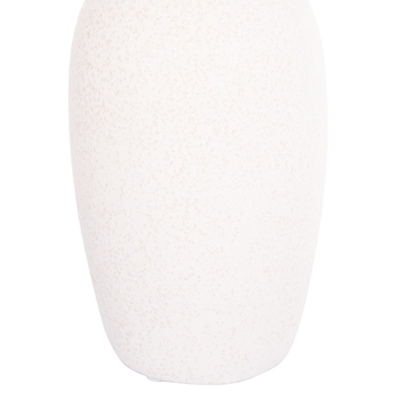 CERAMIC TABLE DECOR ELENDIL FK4592.01 OFF WHITE WITH CRYSTALLIZATION Φ10x30Hcm. CERAMIC TABLE DECOR ELENDIL FK4592.01 OFF WHITE WITH CRYSTALLIZATION Φ10x30Hcm.