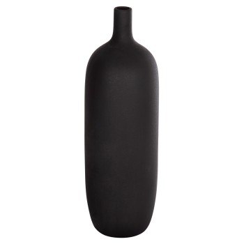 CERAMIC TABLE DECOR GALAD FK4623.02 MATTE BLACK Φ18x57Hcm.