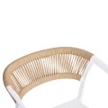 ARMCHAIR POLYPROPYLENE BOGI FK6240.01 WHITE WITH BEIGE PP ROPE 55x53.5x74Hcm. ARMCHAIR POLYPROPYLENE BOGI FK6240.01 WHITE WITH BEIGE PP ROPE 55x53.5x74Hcm.