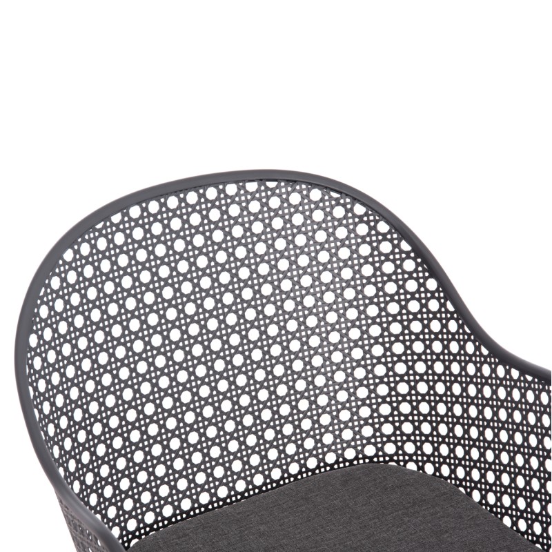 ALUMINUM ARMCHAIR OREGO FK6268.01 FRAME AND CUSHION IN DARK GREY 56x59x81Hcm. ALUMINUM ARMCHAIR OREGO FK6268.01 FRAME AND CUSHION IN DARK GREY 56x59x81Hcm.