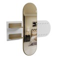 ENTRANCE FURNITURE WITH MIRROR CHERYL ΗΜ9049.12 MELAMINE WHITE-SONAMA 125x40x120Hcm. ENTRANCE FURNITURE WITH MIRROR CHERYL ΗΜ9049.12 MELAMINE WHITE-SONAMA 125x40x120Hcm.