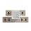 ENTRYWAY HANGER WITH SHELF SLOT FK18077.01 MELAMINE IN SONAMA-WHITE 69x12x32Hcm.